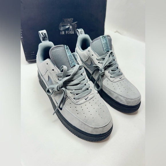 Nike Air Force 1 '07 LV8 Men's Shoes Grey - Picture 2 of 7